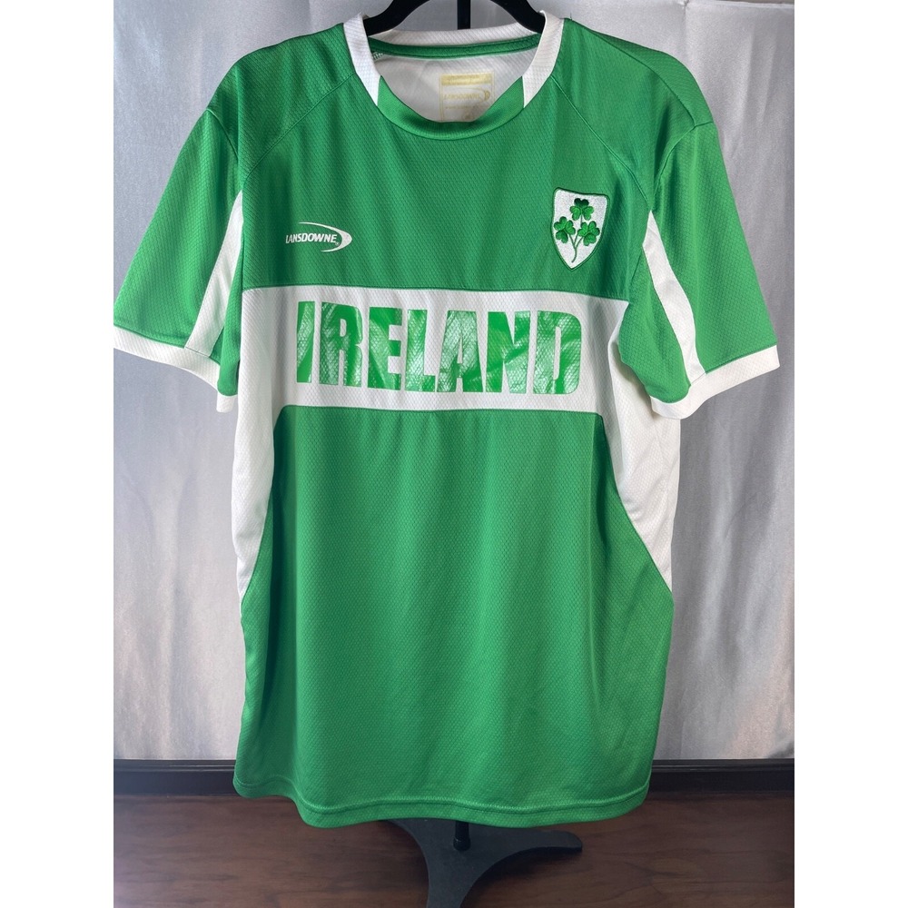 Lansdowne - Ireland- Rugby Jersey - Embroidered Patch - Men's‎ Size Medium
